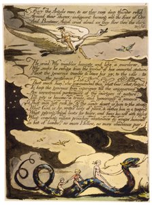 America una Profezia copia una lastra 13 da William Blake